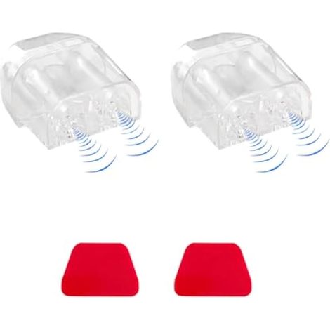 Ohleats Lot de 2 sifflets de cerf pour voiture, automobile, pour éviter les collisions, dispositifs d'avertissement répulsifs pour véhicule, détecteur de klaxon, accessoires universels d'alerte pour (1/5)