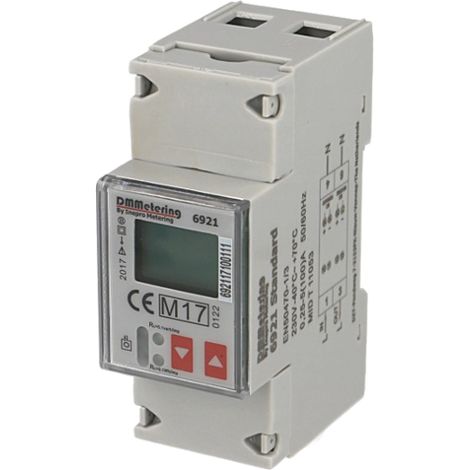 Compteur électrique monophasé multifonction 100A, certifié MID (1/2)