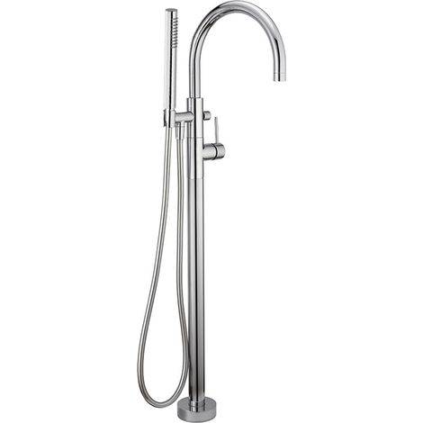Presto Theo Grifo baño-ducha de pie Theo con accesorios cromo (1/2)