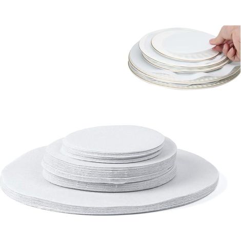 Protecteurs de Vaisselle,24 Pièces Protéger Poêles et Casseroles,Séparateurs D'assiettes en Feutre pour Protéger et Empiler vos Ustensiles de Cuisine (1/5)