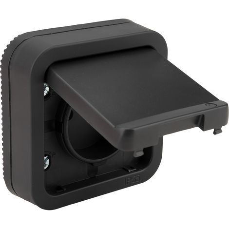 Prise française type E IP55 - 2P+T 16A - bornes auto - encastrée - gamme Granite - Protec (1/5)