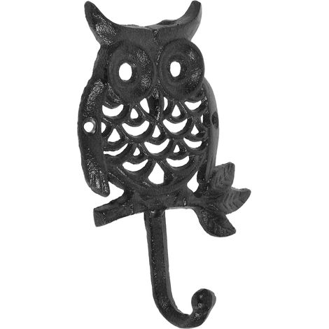 Décoratifs En Fer Faits À La Main Hibou Sculpté Décoration Murale Hibou En Métal Décoration Murale Cintres Décoratifs Pour La Maison (1/5)