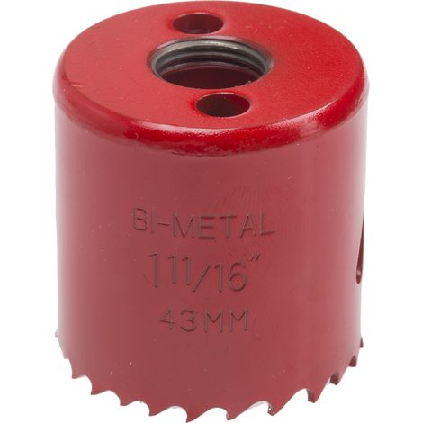 Scie cloche RS PRO HSS 43mm, profondeur de coupe 32mm ( Prix pour 1 )