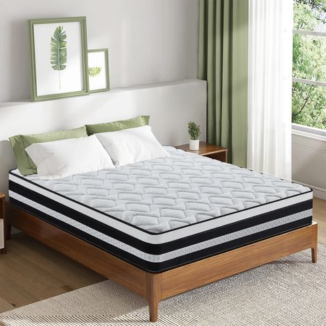Matelas PerfectSleep 160x200 cm - Très épais 26cm - Mousse à mémoire de Forme + Blue Latex - Durable - 7 Zones - Soutien Parfait