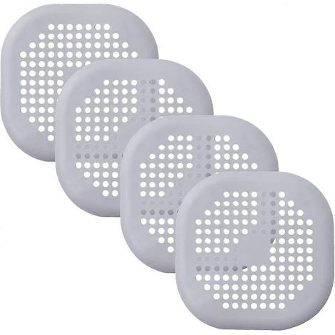 Bouchon d'évier en silicone avec ventouse anti-cheveux pour la cuisine et la salle de bain (b) (1/5)