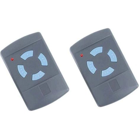Control remoto para puerta de garaje HSM4 868 con XU (paquete de 2), 4 botones, color azul, reemplaza a XU, transmisores Hormann 868 HS4 HSM2 HSP4 868 HS1 868 Tubauto HSM4 868 HS4 868, frecuencia KZQ. (1/4)