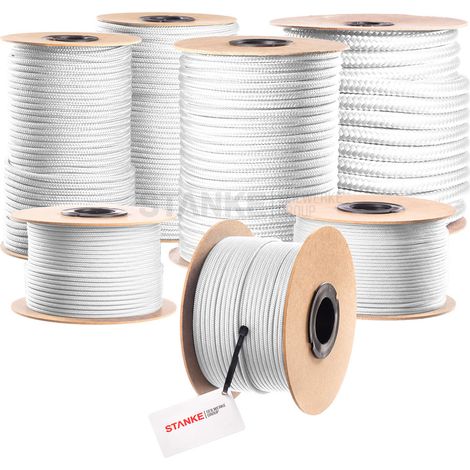 Seilwerk STANKE 15 m 16 mm corde en polypropylène corde d'amarrage gréement corde blanche