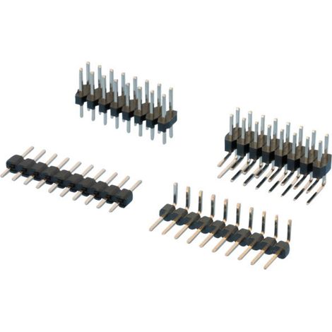 W & P Products Stiftleiste (Standard) Anzahl Reihen: 1 Polzahl je Reihe: 10 314-100-010-00 1 St.