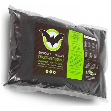Engrais GUANODIFF Classic's - sachet de 500 gr - Guano Diffusion (1/4)