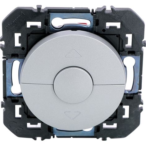 Poussoir pour commande volets roulants dooxie finition alu LEGRAND 095299 (1/3)