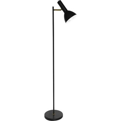 Lámpara de pie de salón Yamal acabado negro, 150cm(alto) 25cm(ancho) 40cm(largo) (1/2)