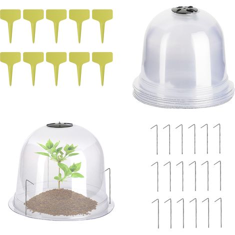 Cubierta protectora de PVC para plantas con ventilador – Reutilizable, transparente, para protección contra heladas – 1 unidad (1/5)