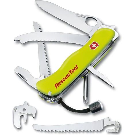 Victorinox RescueTool One Hand giallo fluorescente 111 mm