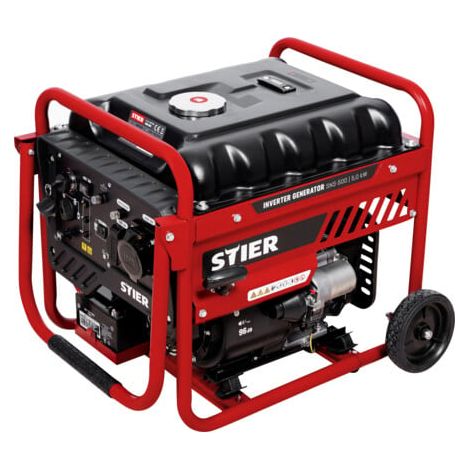 [NEUWERTIG] B-Ware STIER Stromerzeuger Generator Inverter 5 kW Benzin SNS-500 75 dBA Outdoor St786 (1/2)