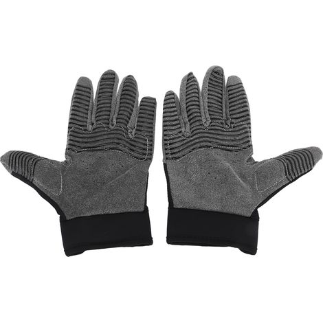 Gants d'extérieur ultra-fins, respirants et absorbant les chocs, pour sports extrêmes (haltérophilie, musculation, fitness), noirs, taille XL. (1/5)