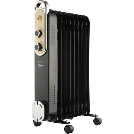 Oil Filled Radiator Vintage 2KW 9 Fin by Rediffusion REDB14KBLKE (1/5)