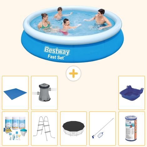 Bestway Bestway Fast Set Ronde - 366x76 cm - 9-pièces  S21387 (1/5)