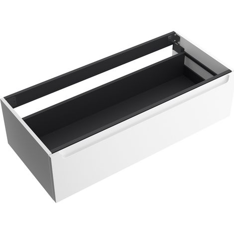 Salgar Waschtischunterschrank MONTERREY 1000 1 Metallschublade mit Softeinzug WHITE COTTON 997 x 270 x 450 mm (1/3)