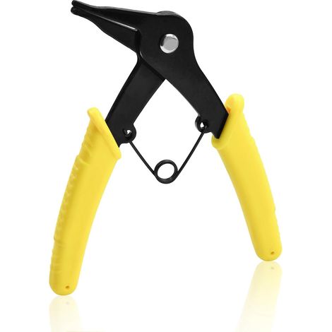 Mini pince à circlips de 12,7 cm pour ouverture de clé, mini pince à circlips pour automobiles, motos, véhicules électriques avec clé mécanique ou électronique démontage et entretien (1/5)