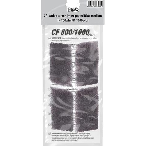 Accesorio acuario Tetra CF 800 2 esponjas carbón activo