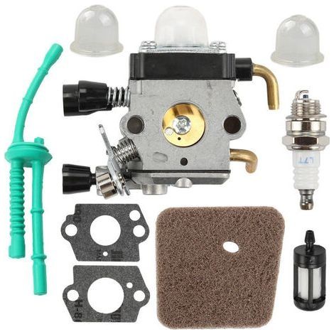 Carburateur pour débroussailleuse STIHL FS55 FS55R FS55RC FS38 KM55 HL45 KM55R Métal Remplacement performant et démarrage facile (1/5)