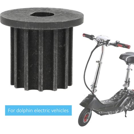 Pignon en acier 13 dents pour poulie type D, compatible moteurs électriques 24V 250W-300W