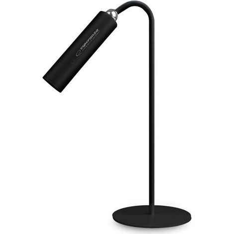 Esperanza ELD118K lámpara de escritorio LED negra 3 en 1