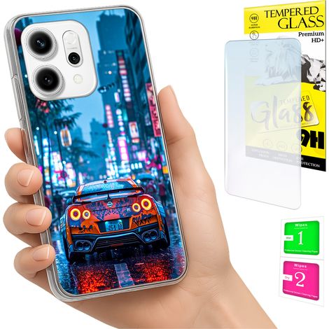 Schutzhülle für Oppo Reno 14F / 14 FS 5G: Fotoschutzhülle, Rückseite + 9H-Glas (1/5)