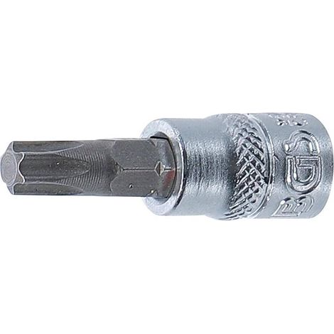 Douille à Embouts 6,3 mm (1/4) Profil Torx T35 - Précision et Robustesse, Acier, Cliquet 1/4 - D-Work