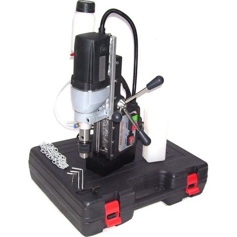 35mm Magnetbohrmaschine Kernbohrmaschine Bohrmaschine Kernbohrgerät Koffer 55360 (1/5)