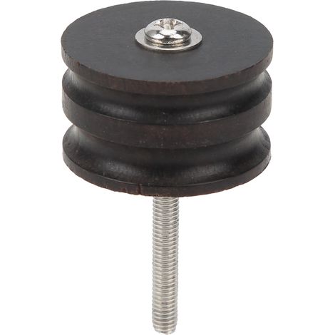Ortviai Tête de polissage électrique en bois de santal pour l’artisanat cuir – Diamètre tige M3, haute dureté (1/5)