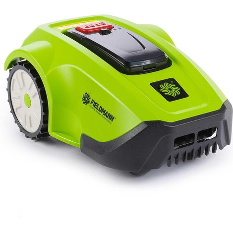Tondeuse Robot 600m² - Batterie Li-ION 20V 2Ah, Largeur 17cm, Hauteur Réglable (3/4/5cm), Programmation Intelligente, Capteur de Pluie, Coupe des Bordures, Multi-Zones, Écran LCD (1/5)