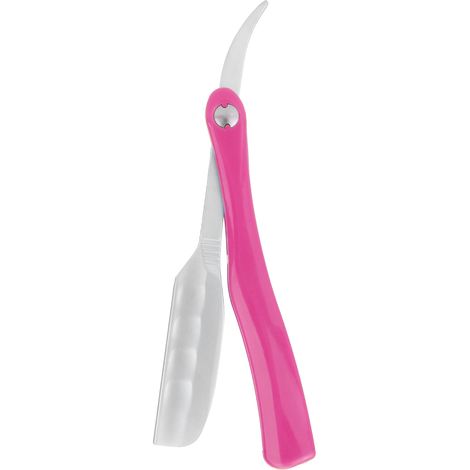 Porte-Lame de Rasoir Barbe Antidérapant, Accessoire pour Rasage Précis (Violet) (1/5)