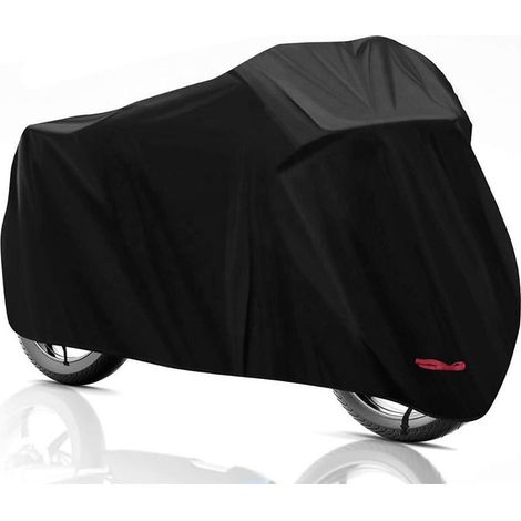 Bache Moto Exterieur Etanche XXL Anti-UV & Anti-Poussière 245x105x125cm (1/5)