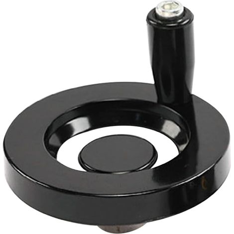 Roue à main en bakélite pour tour à métaux – Diamètre standard – Arbre en acier au carbone – Rotation 360° – Accessoire robuste (1/5)