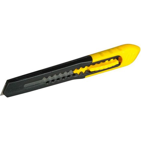 Stanley Art. 10-150 Heavy-Duty ABS Plastic Utility Knife with Reinforced 9mm Synthetic Blade