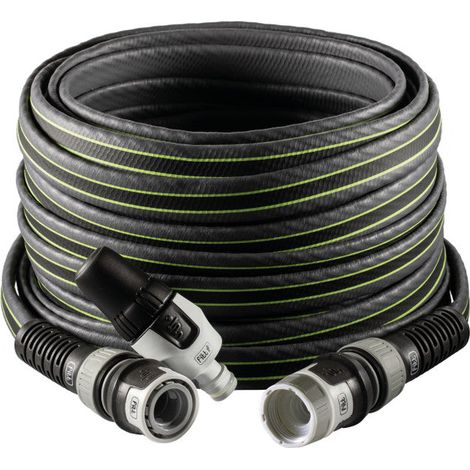 Tubo flessibile con lancia magliato a 3 strati resistente alle forature Fitt Force - Rotolo 15 metri