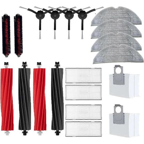 Pour Roborock S8 Pro Ultra Brosse latérale principale Chiffon Filtre Sac à poussière-A