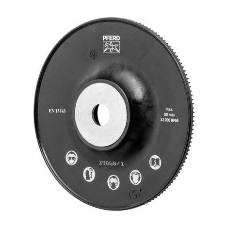 Plate de soutien H-GT D.125mm M14 avec contre-écrou PFERD