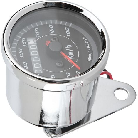 Universeller LED-Tachometer für umgebaute Retro-Motorräder, digitaler Kilometerzähler, digitale Geschwindigkeitsanzeige (1/5)