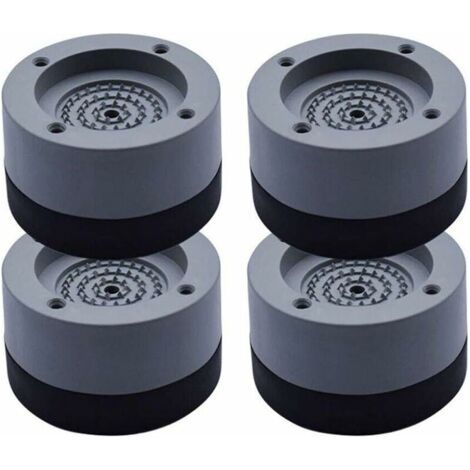 4Pcs Patins Anti Vibration Tampon Anti-vibration Lave Linge Universel Pieds Stabilisateur Piédestal pour Lave-Linge Réfrigérateur (1/5)