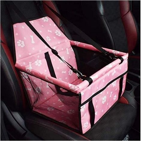 Siège d'Auto - Rose - Imperméable - Respirant - Pour Chien et Chat (1/4)