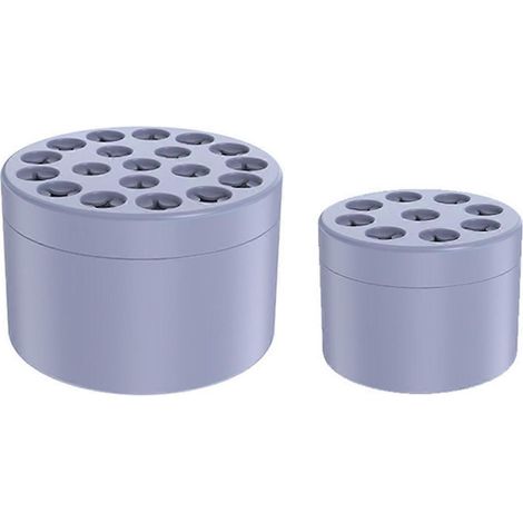 Support de tige spiralé pour ikebana, support de tige spiralé pour fleurs, 2 pièces bleues (1/5)