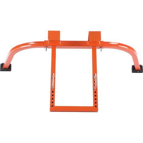 Stabilisateur d'échelle en acier, crochet de plafond, entretoise d'escalade, peinture orange (1/5)