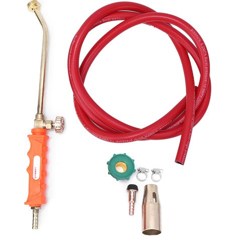 LPG-Flammenwerfer Typ 30, Gasflammenwerfer, hochtemperaturbeständiger, wasserdichter Flammenwerfer für den Hausgebrauch mit 2 Meter langem Schlauch und Einzelschalter (1/5)