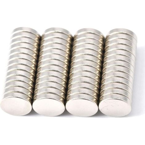 52 pièces Aimants 10x2 mm extrêmement puissants, environ 2 kg de force de adhérence (1/5)
