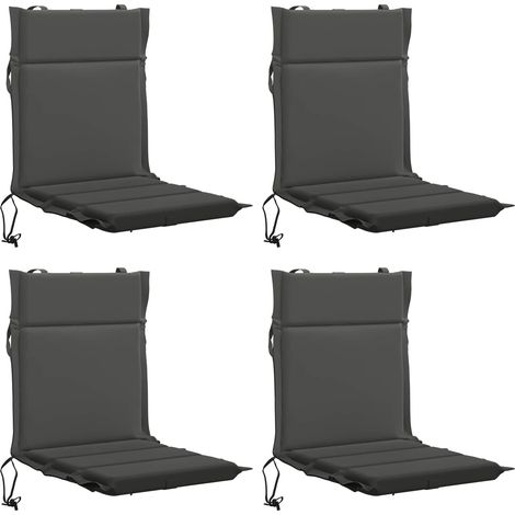 4-teiliges Hochlehner Kissenset GEMERT 4 pcs 100 % Polyester vidaXL