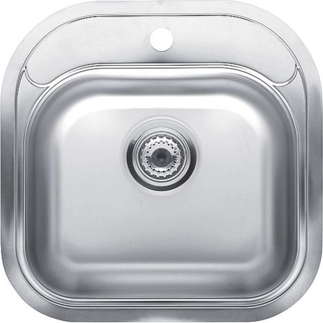 Reginox Clean & Care Einbaubecken Boston KG-CC Edelstahl (304) ohne Überlauf (1/5)