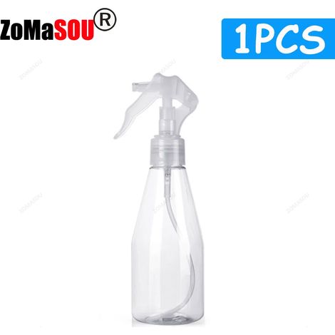 Flacon pulvérisateur à gâchette de 200 ml avec bouchon supérieur, en plastique, pour le nettoyage, l'arrosage, le parfum et autres usages. Idéal pour la cuisine et le jardinage. (1/5)