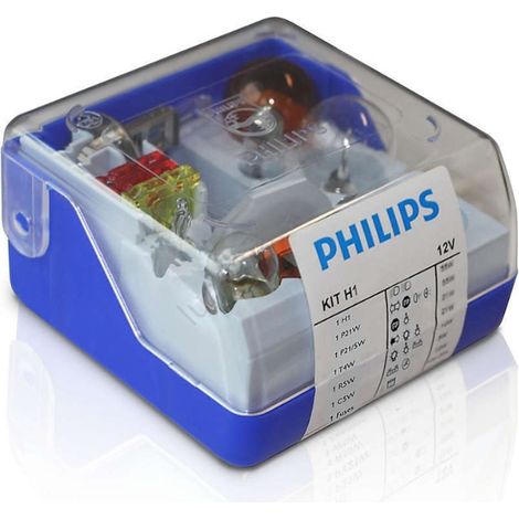 Coffret de secours avec ampoule H1 Philips